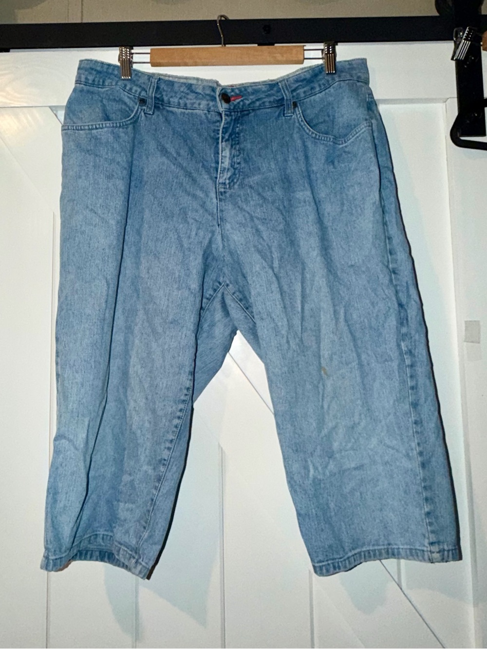 SMITH Light Blue Denim Jean Shorts